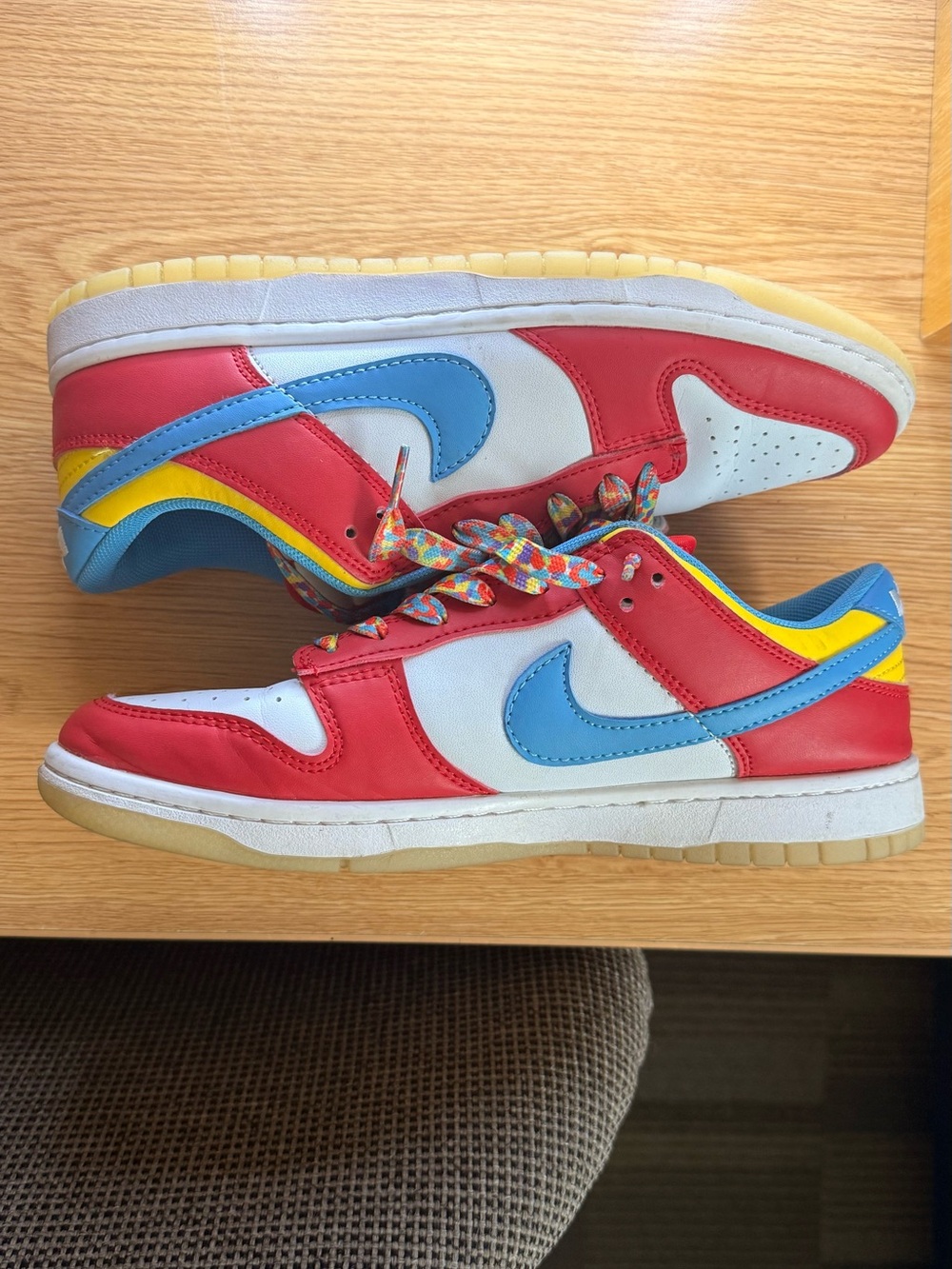 Nike x Lebron James Fruity pebble dunks